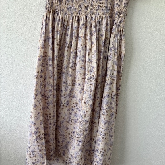 Floral Dress in Cream and Purple - Picture 6 of 10